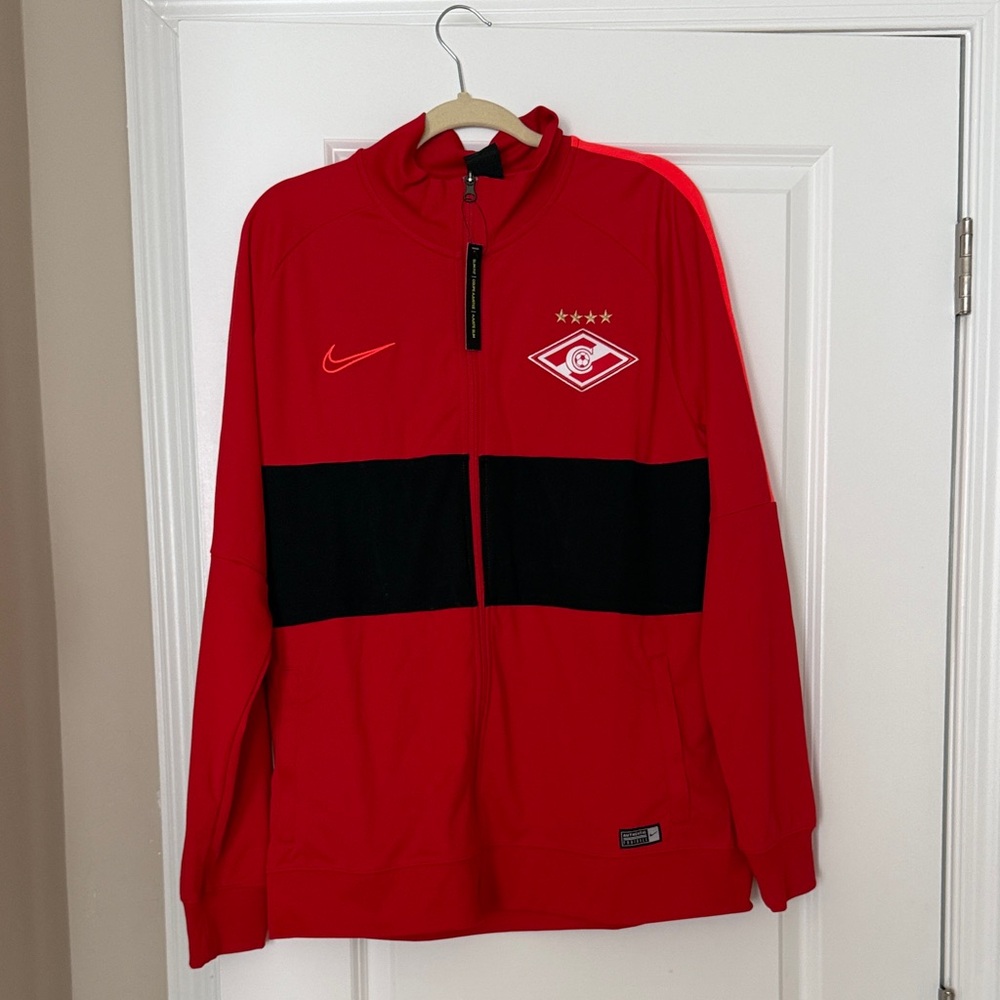 Nike Red and Black full zip Jacket